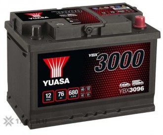 Батарея аккумуляторная "YBX3000", 12В 76А/ч